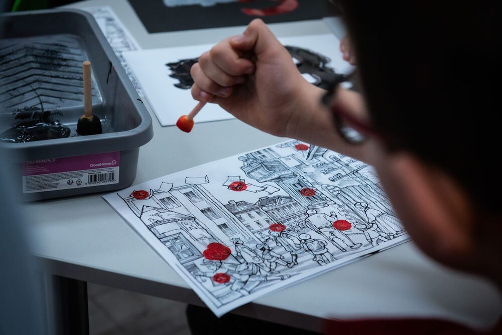 Przystanek Historia Budapeszt. Luty 2024. Fot. Agnieszka Masłowska (IPN)