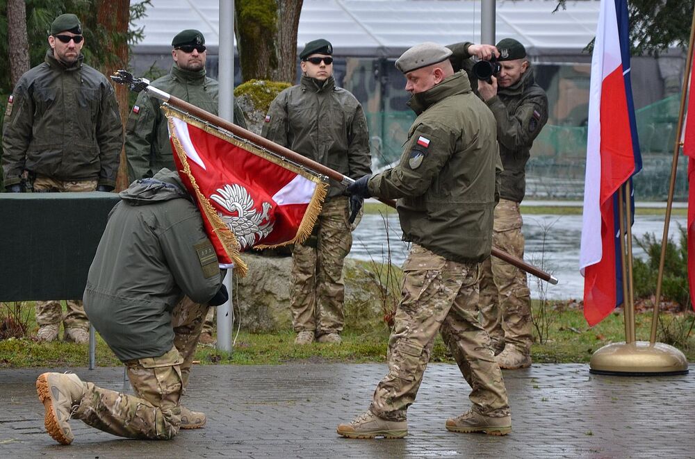 Uroczystość w JW NIL w Krakowie. Fot. Janusz Ślęzak (IPN)