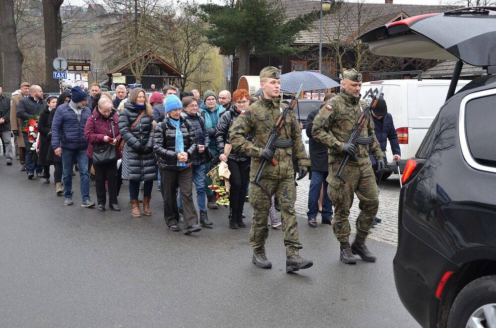 Uroczystości pogrzebowe Józefa Orkisza „Lotnego”. Fot. Janusz Ślęzak (IPN)
