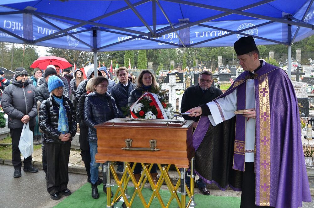 Uroczystości pogrzebowe Józefa Orkisza „Lotnego”. Fot. Janusz Ślęzak (IPN)