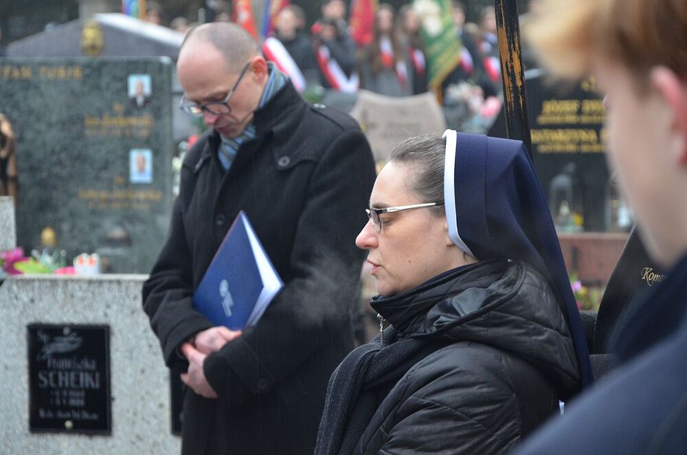 Uroczystości pogrzebowe Józefa Orkisza „Lotnego”. Fot. Janusz Ślęzak (IPN)