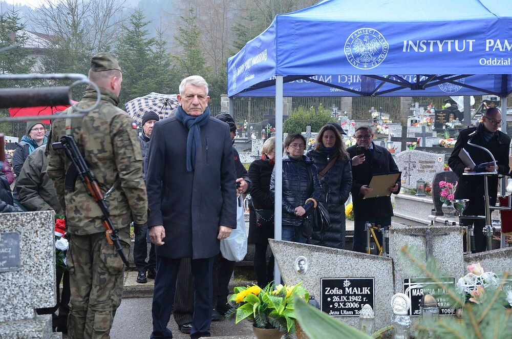 Uroczystości pogrzebowe Józefa Orkisza „Lotnego”. Fot. Janusz Ślęzak (IPN)