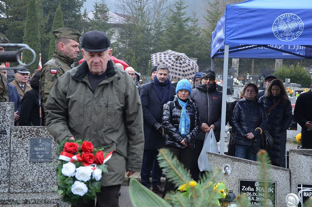 Uroczystości pogrzebowe Józefa Orkisza „Lotnego”. Fot. Janusz Ślęzak (IPN)