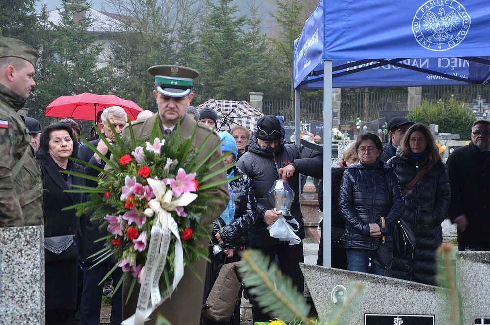 Uroczystości pogrzebowe Józefa Orkisza „Lotnego”. Fot. Janusz Ślęzak (IPN)