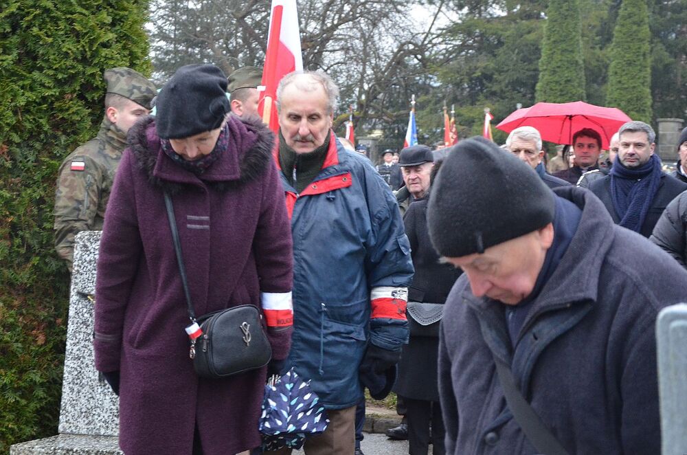 Uroczystości pogrzebowe Józefa Orkisza „Lotnego”. Fot. Janusz Ślęzak (IPN)