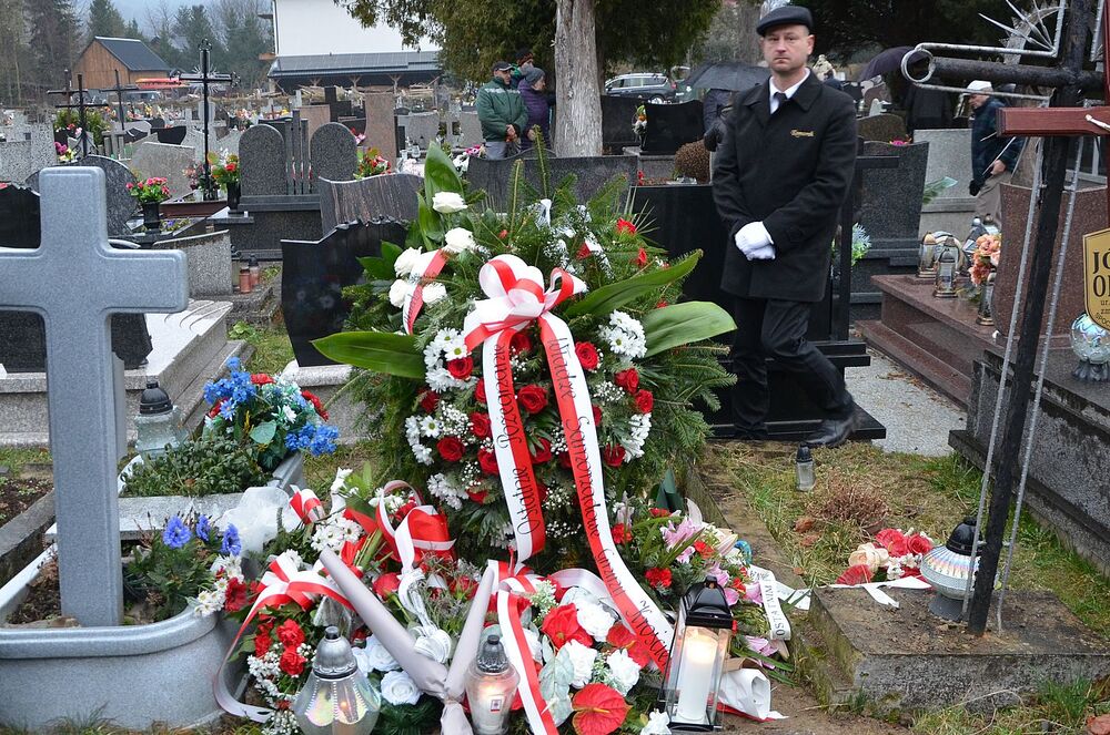 Uroczystości pogrzebowe Józefa Orkisza „Lotnego”. Fot. Janusz Ślęzak (IPN)