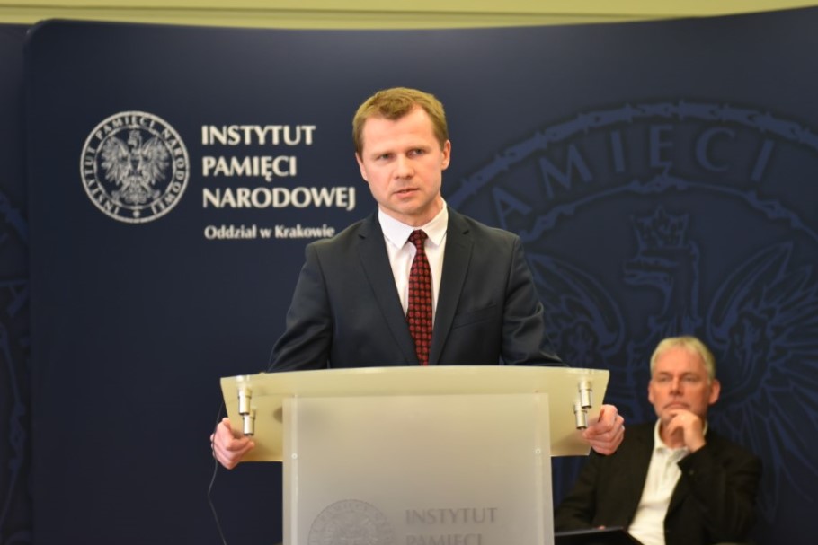 Przekazanie dokumentów 116 pp AK do Archiwum IPN w Krakowie. Fot. Żaneta Wierzgacz (IPN)