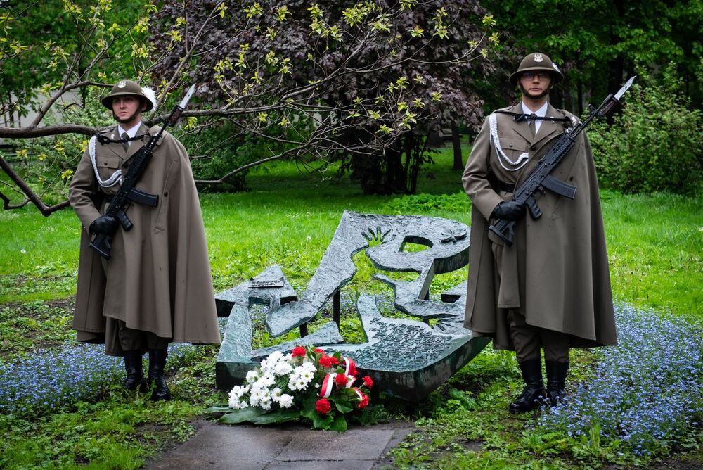 79. rocznica śmierci płk. Narcyza Wiatra „Zawojny”. Fot. Agnieszka Masłowska (IPN)