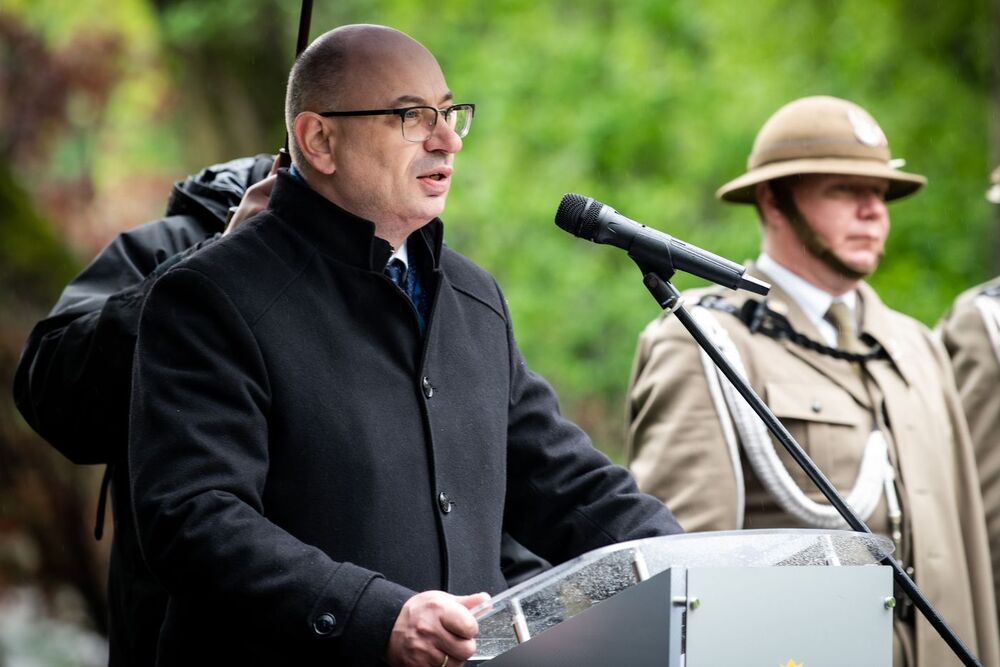 79. rocznica śmierci płk. Narcyza Wiatra „Zawojny”. Fot. Agnieszka Masłowska (IPN)