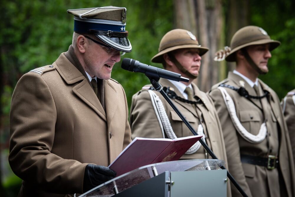 79. rocznica śmierci płk. Narcyza Wiatra „Zawojny”. Fot. Agnieszka Masłowska (IPN)