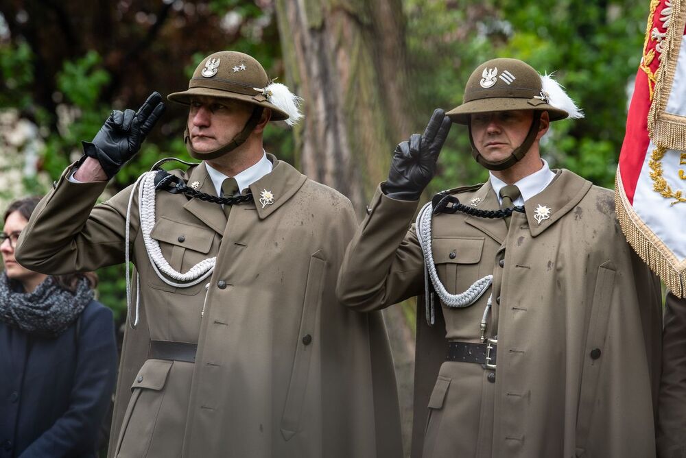79. rocznica śmierci płk. Narcyza Wiatra „Zawojny”. Fot. Agnieszka Masłowska (IPN)