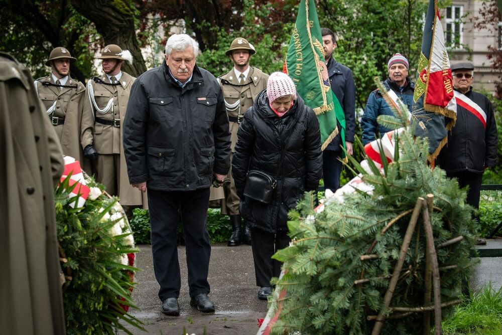 79. rocznica śmierci płk. Narcyza Wiatra „Zawojny”. Fot. Agnieszka Masłowska (IPN)