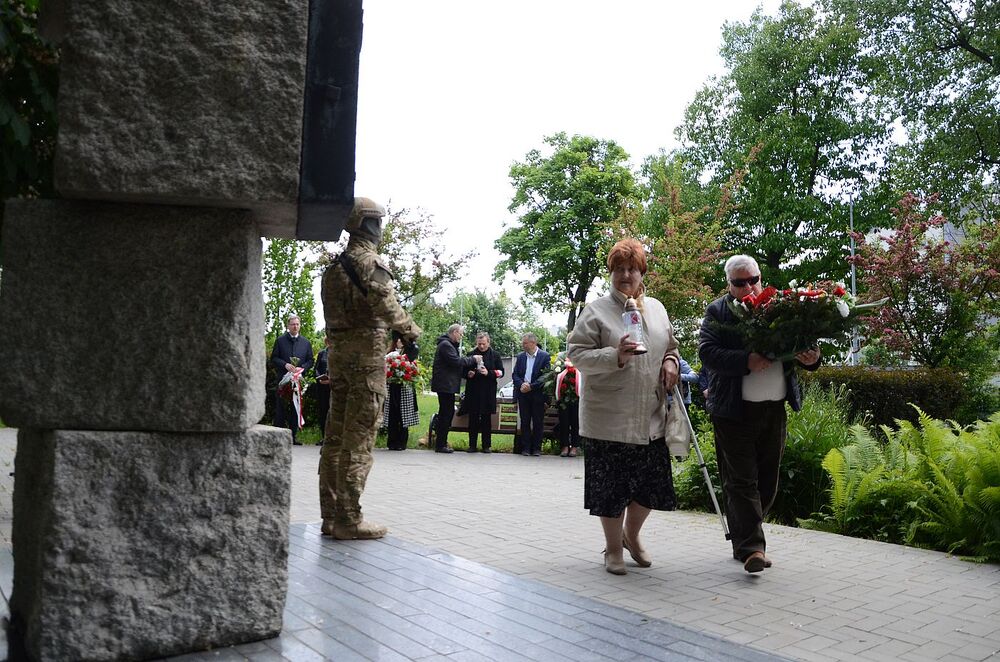 80. rocznica walki stoczonej w Łęgu przez żołnierzy AK. Fot. Janusz Ślęzak (IPN)