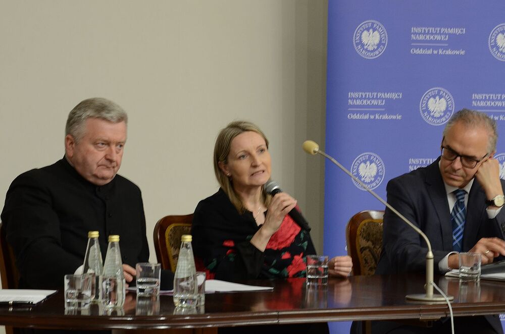 Dyskusja „Ks. Michał Rapacz. Kapłan, męczennik, ofiara komunizmu”. Fot. Janusz Ślęzak (IPN)