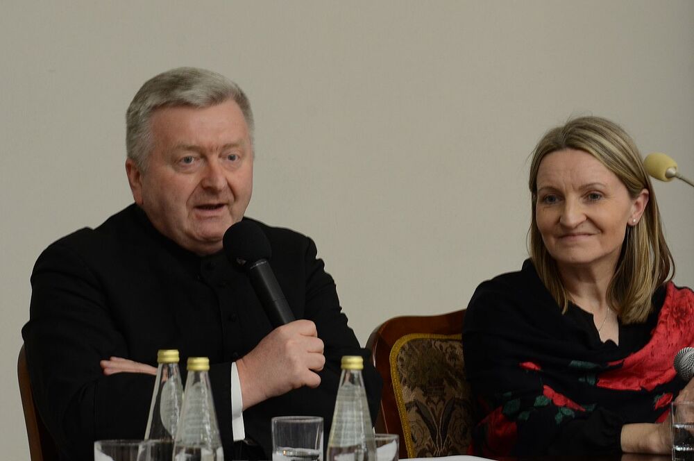 Dyskusja „Ks. Michał Rapacz. Kapłan, męczennik, ofiara komunizmu”. Fot. Janusz Ślęzak (IPN)