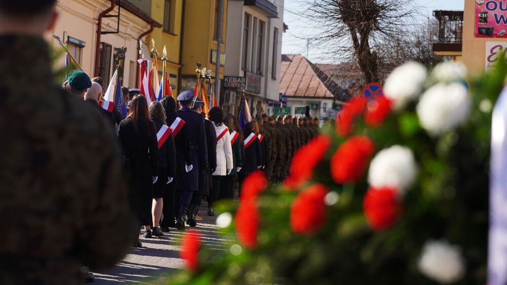 Uroczystości pogrzebowe Jana Kowalskiego ps. „Bystry” - Lubartów, 4 marca 2025 r. fot. D.Borek (IPN Lublin)