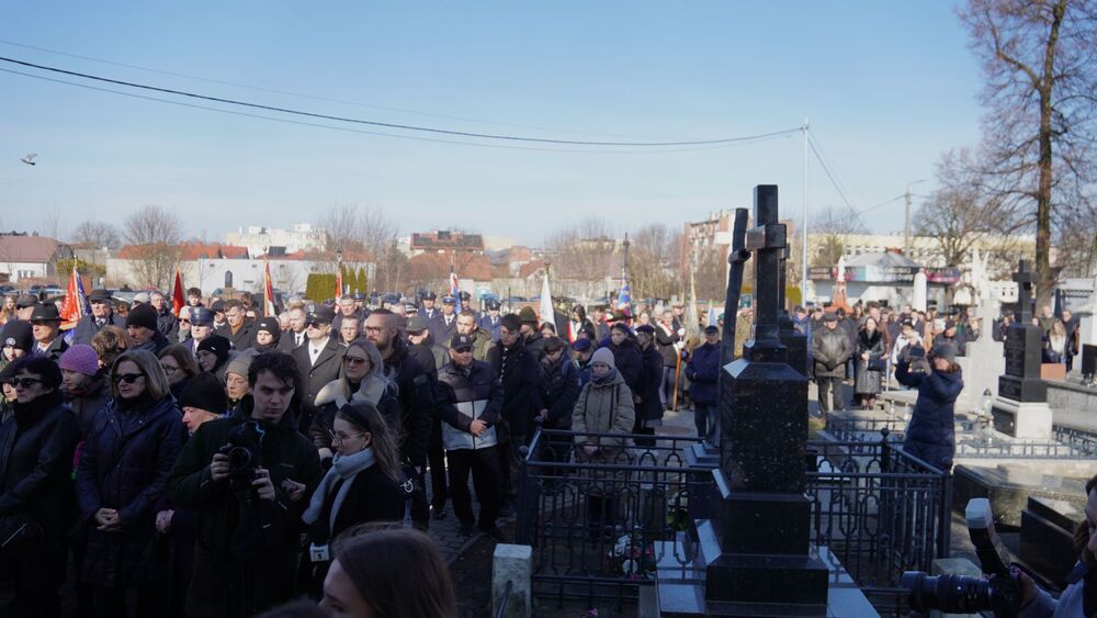 Uroczystości pogrzebowe Jana Kowalskiego ps. „Bystry” - Lubartów, 4 marca 2025 r. fot. D.Borek (IPN Lublin)