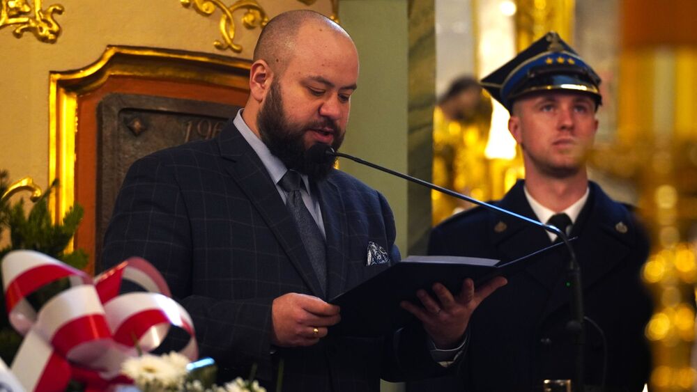 Uroczystości pogrzebowe Jana Kowalskiego ps. „Bystry” - Lubartów, 4 marca 2025 r. fot. D.Borek (IPN Lublin)