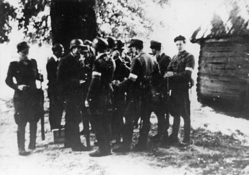 oddział "Zapory" w okresie "Burzy" - fot. lipiec 1944 r.