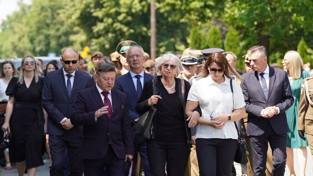 Uroczystości pogrzebowe Stanisława Soleckiego - Wisznice, 21 czerwca 2023 r. Fot. Szczepan Barczyk (IPN)