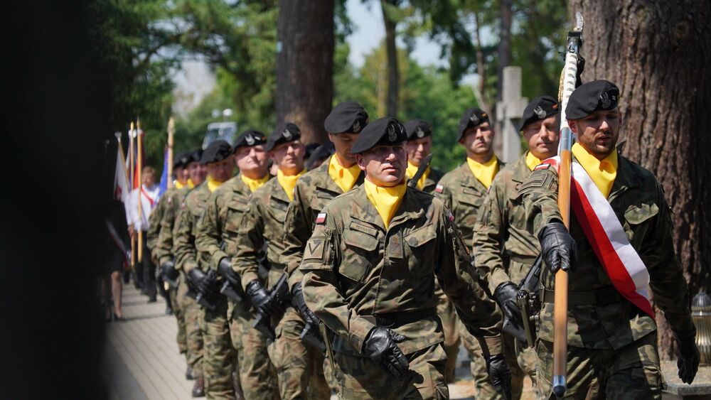 Uroczystości pogrzebowe Stanisława Soleckiego - Wisznice, 21 czerwca 2023 r. Fot. Szczepan Barczyk (IPN)