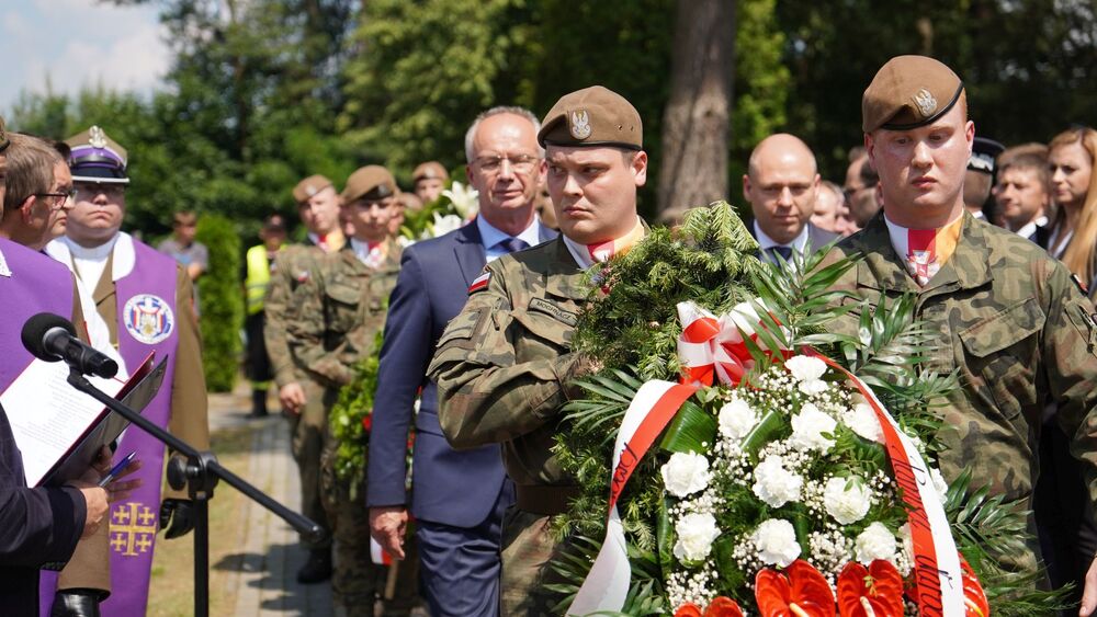 Uroczystości pogrzebowe Stanisława Soleckiego - Wisznice, 21 czerwca 2023 r. Fot. Szczepan Barczyk (IPN)