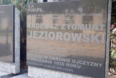 tablica epitafijna Tadeusza Jeziorowskiego