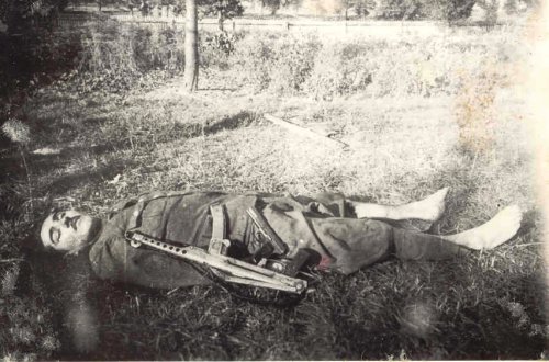 Pośmiertne zdjęcie Tadeusza Kuzi „Igły”