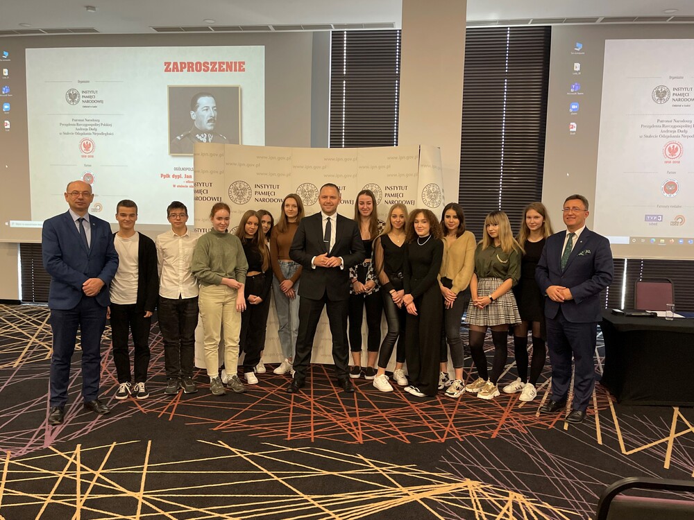 Ogólnopolska konferencja naukowa „Ppłk dypl. Jan Kowalewski (1892–1965) – oficer wywiadu i kryptolog. W stulecie złamania bolszewickich szyfrów”. Łódź, 29 października 2021. Fot. Rafał Leśkiewicz (IPN)