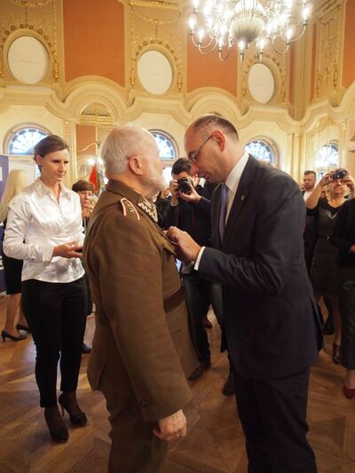 Zdjęcia z gali podsumowującej IV edycję nagrody honorowej „Świadek Historii” w Łodzi
