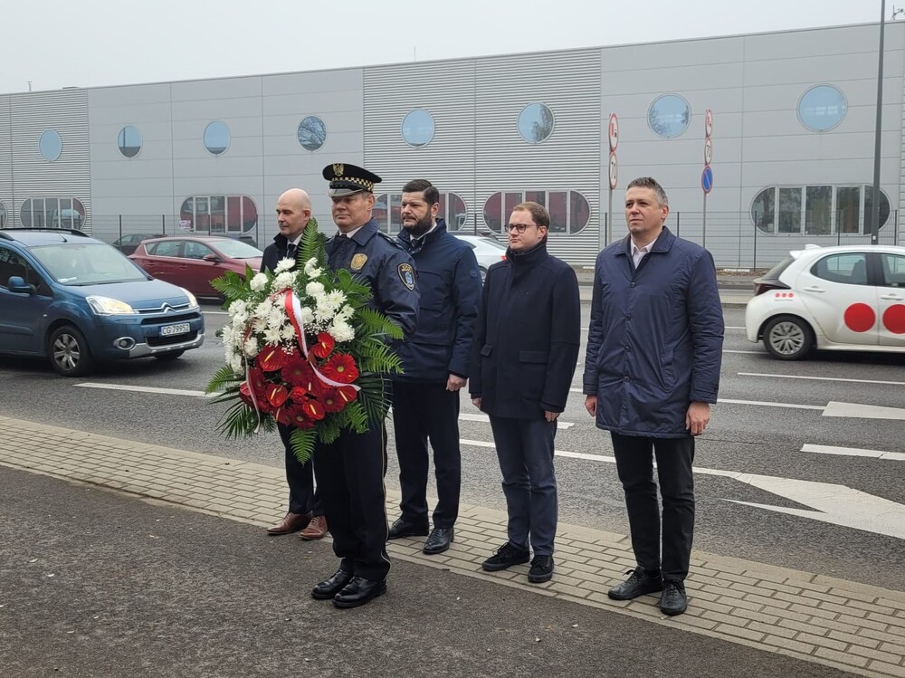 Upamiętnienie w miejscu lokalizacji Lager Glowna. Fot. Wojciech Chałupka (IPN)