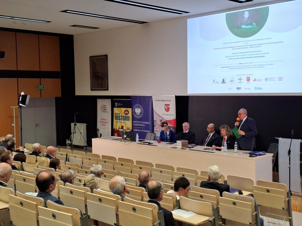 Regionalna Konferencja Naukowa „Wielkopolski ruch ludowy w walce o wolną Polskę”. Fot. Marta Sankiewicz (IPN)