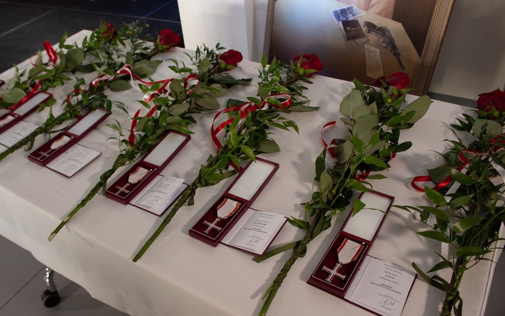 Uroczystość wręczenia Krzyży Wolności i Solidarności