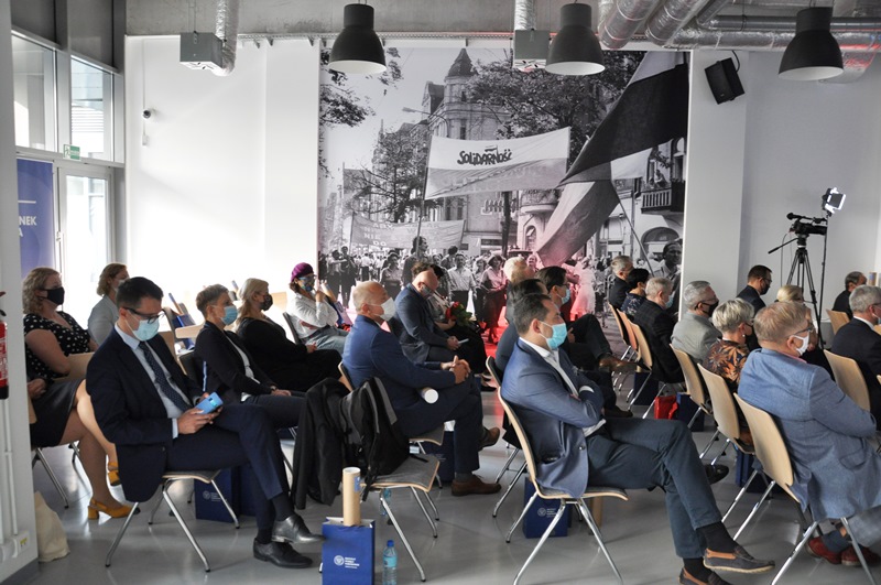 Otwarcie Przystanku Historia IPN w Poznaniu. Panel główny z udziałem zaproszonych gości.