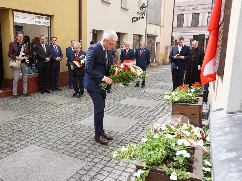 Uroczyste odsłonięcie tablicy