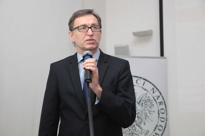 Spotkanie otworzył dr Jarosław Szarek, Prezes Instytutu Pamięci Narodowej