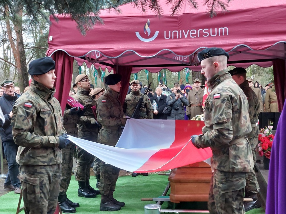 Uroczystości pogrzebowe gen. Jana Podhorskiego. Fot. Marta Sankiewicz