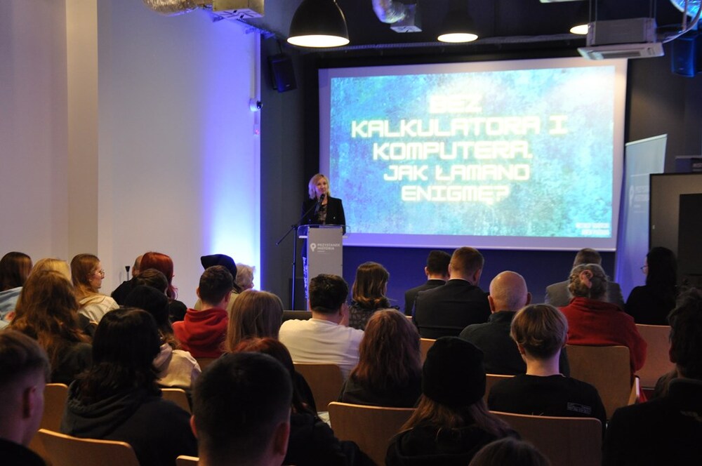 Wystąpienie Naczelnik OBEN Marty Szczesiak-Ślusarek. Fot. Tomasz Cieślak