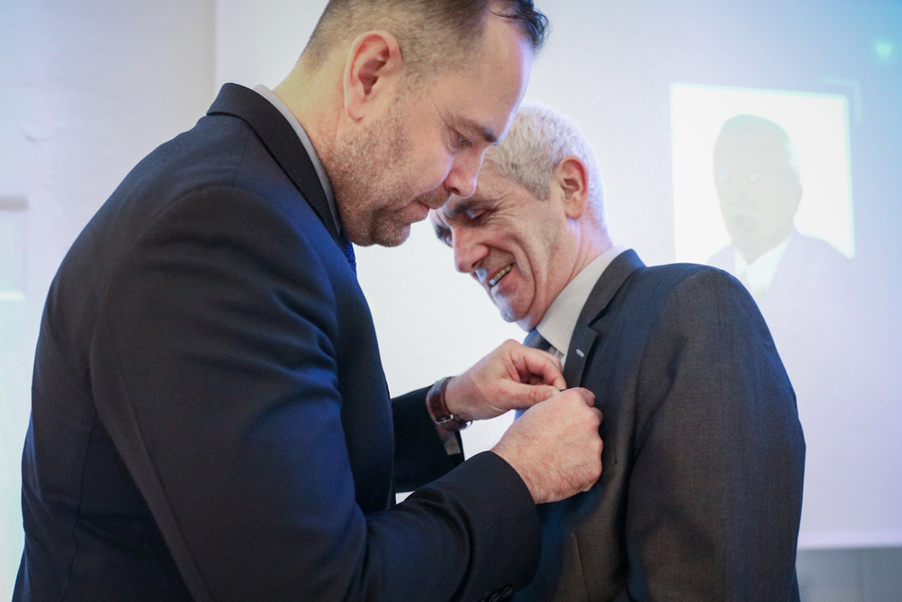 Uroczystość wręczenia Medali „Reipublicae Memoriae Meritum”. Fot. Sławomir Kasper (IPN)