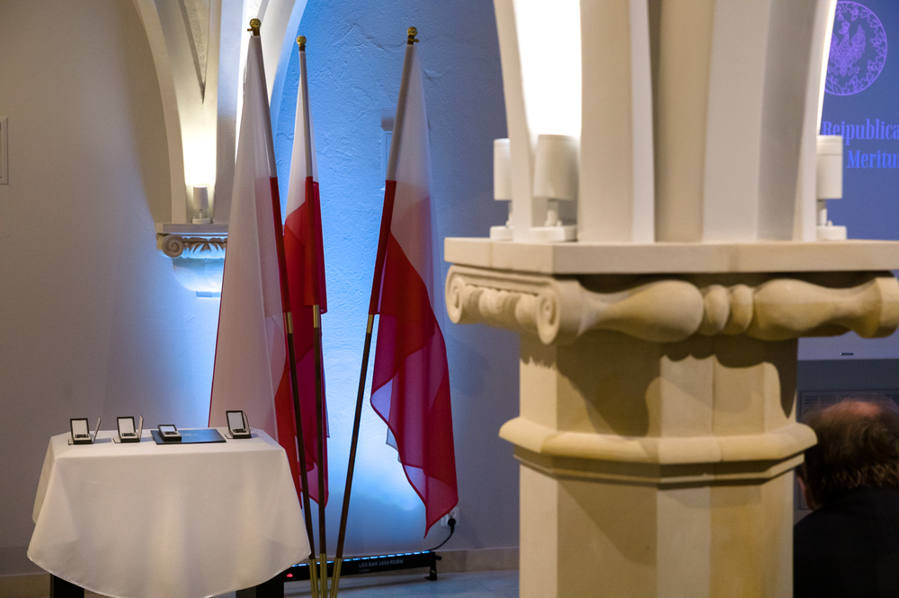 Uroczystość wręczenia Medali „Reipublicae Memoriae Meritum”. Fot. Sławomir Kasper (IPN)