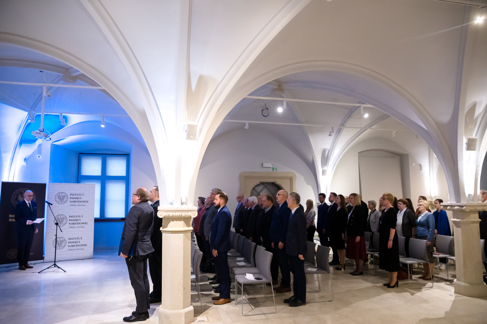 Uroczystość wręczenia Medali „Reipublicae Memoriae Meritum”. Fot. Sławomir Kasper (IPN)