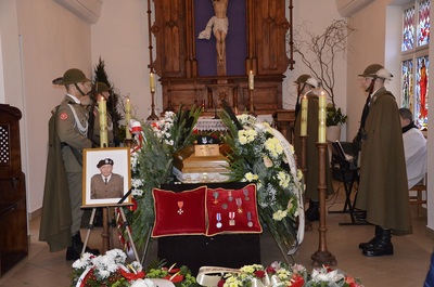 Pogrzeb śp. mjr. Franciszka Sagana ps. „Grabik”. Fot. K. Gajda-Bator