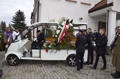 Pogrzeb śp. mjr. Franciszka Sagana ps. „Grabik”. Fot. K. Gajda-Bator