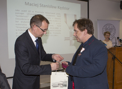Dr Robert Witalec i Maciej Stanisław Kędzior.