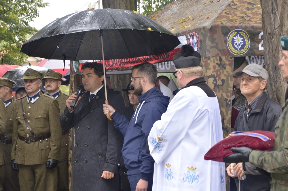 Uroczystości pogrzebowe śp. kpt. Tadeusza Gajdy ps. „Tarzan” w Stalowej Woli.