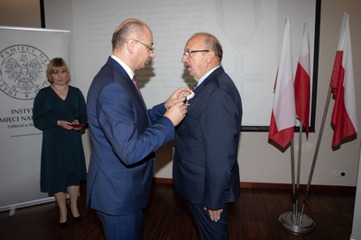 Uroczystość wręczenia Krzyży Wolności i Solidarności w Rzeszowie.