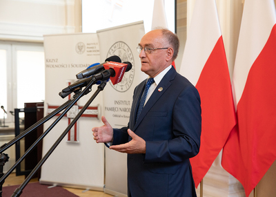 Adam Śnieżek - poseł na Sejm RP przemówienie podczas ceremonii wręczenia KWiS. Fot. Igor Witowicz