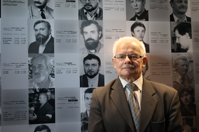 Andrzej Barwiński, wystawa „A jutro jest nieznane. Podziemna Solidarność w Stalowej Woli 1982-1989”. Fot. Katarzyna Gajda-Bator (IPN)