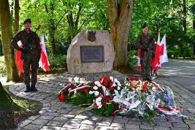 Obchody 82. rocznicy wybuchu II wojny światowej w Szczecinie, 2021 (fot. Marcin Manowski/IPN Szczecin)