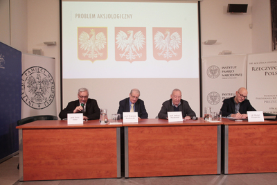 Konferencja naukowa „Od PRL do III RP (1989–1990). Wybór między legalizmem a kontynuacją?” – Warszawa, 28 listopada 2019. Fot. Piotr Życieński (IPN)